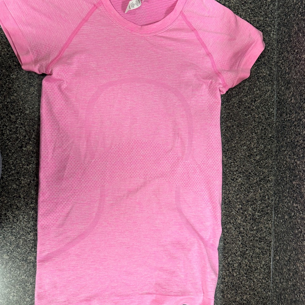 lululemon athletica Pink Short Sleeve Tee